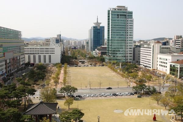 ▲ 옛 대전 비행장이었던 보라매공원. (사진=대전시 제공)