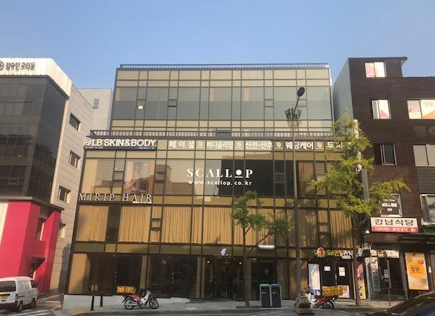 ▲ 보람패밀리가 매입한 강남구 청담동 빌딩 전경<br>