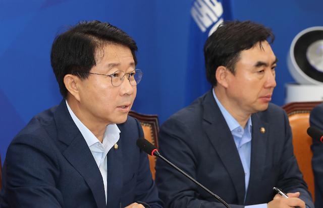 ▲조정식 더불어민주당 정책위의장이 1일 오전 국회에서 열린 정책조정회의에서 발언하고 있다.