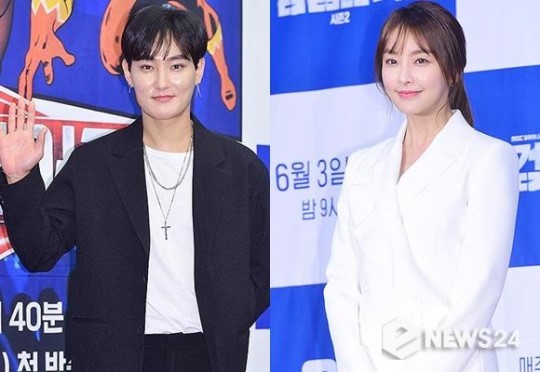 ▲ (좌) H.O.T. 멤버 강타 (우) 배우 정유미 (사진=eNews24)
