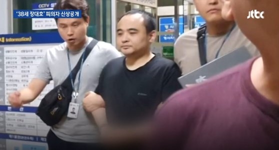 ▲ '한강 몸통 시신' 피의자 장대호(39) (사진=JTBC 방송화면)