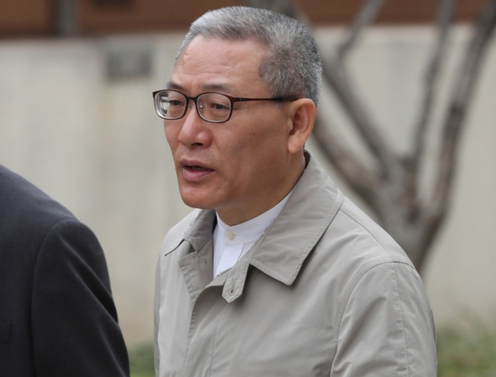 ▲ 김성태 의원의 딸 취업 청탁을 법정증언한 서유열 전 KT홈고객부문 사장 (사진=연합뉴스)