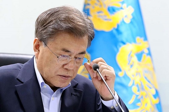 ▲ 문재인 대통령이 조국 법무장관 후보자에 대한 임명을 강행했다. (사진=청와대)