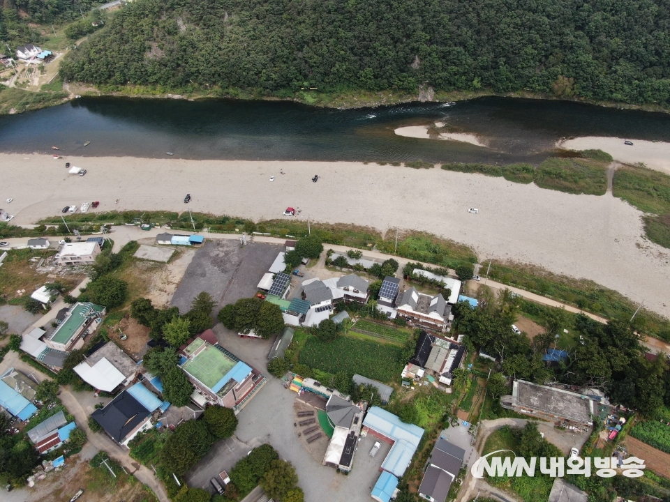 ▲ 하늘에서 본 무궁화 마을 전경. (사진=정동주 사진전문 기자)