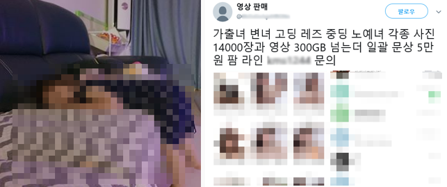 ▲성인인증 없이 검색되는 불법촬영물, 불법촬영물 판매·유인. (사진=서울시 제공)