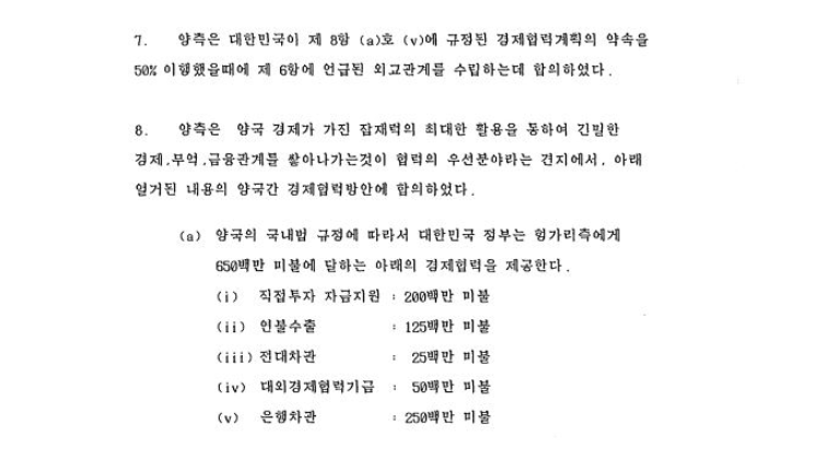 ▲ 31일 처음 공개된 한-헝가리 수교협상 ‘합의의사록’ (사진=연합뉴스)