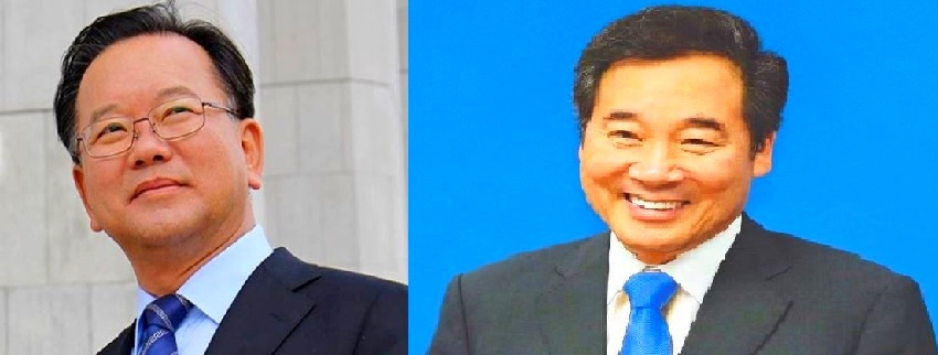 민주당 당대표 선출에 출마하는 (왼쪽부터)김부겸 전 의원, 이낙연 의원. (사진=각 의원 페이스북)