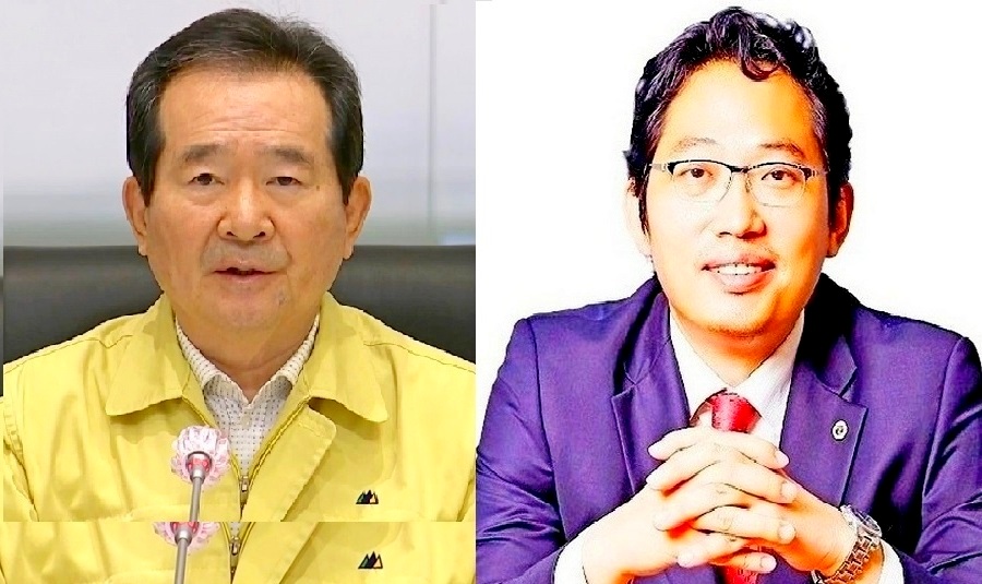 ▲ (왼쪽부터)정세균 총리와 최대집 의협 회장이 25일 만나 대화했지만, 25일 의료계다 2차 파업을 단행했다. (사진=총리실, 의협)