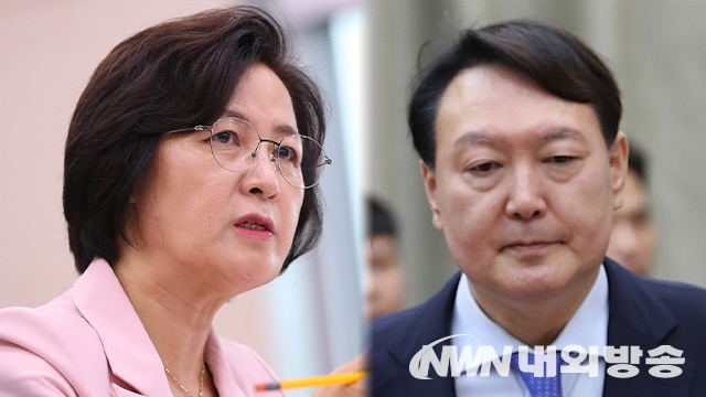 ▲ 법무부 검사징계위원회가 16일 새벽 윤석열 검찰총장에 대해 정직 2개월 처분을 내렸다. 윤 총장은 문재인 대통령이 징계 결과를 재가하면 2개월 간의 정직에 처해진다. (사진=내외방송 DB)