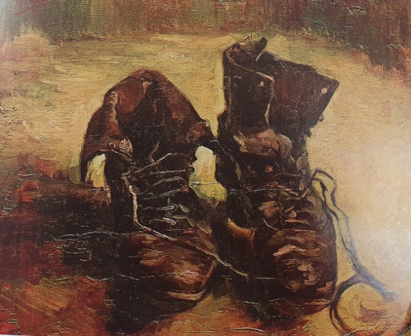 ▲ 구두 한 켤레 [그림1],. 파리, 1886년 하반기, 네덜란드 암스테르담 반고흐 미술관