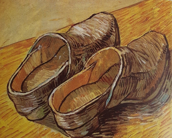 ▲ 나막신 한 켤레[그림6]. 아를, 1888년 3월초, 네덜란드 암스테르담, 반 고흐 미술관