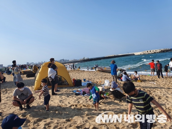 ▲ 낙엽이 떨어질 9월에도 마치 한여름을 연상케하는 전경을 볼 수가 있다. (사진=황설아 기자)