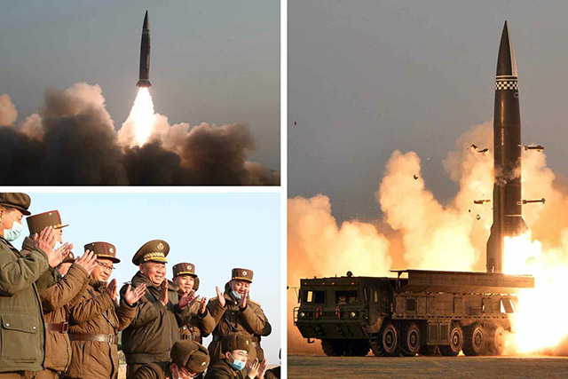 ▲ 북한이 25일 '개량형 이스칸데르'로 추정되는 탄도미사일에 대한 공식 확인을 했다. (사진=로동신문)