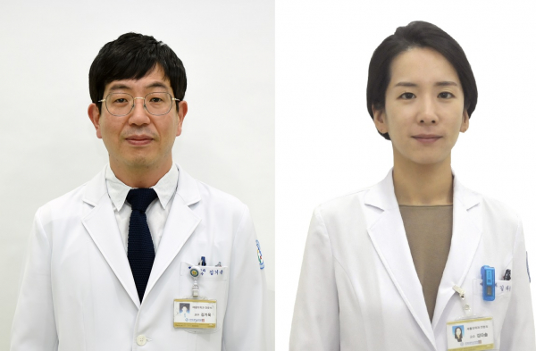 전북대학교병원 재활의학과 김기욱, 김다솔 교수.(사진=전북대병원)