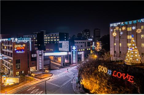 전주 예수병원 점등식.(사진=예수병원)