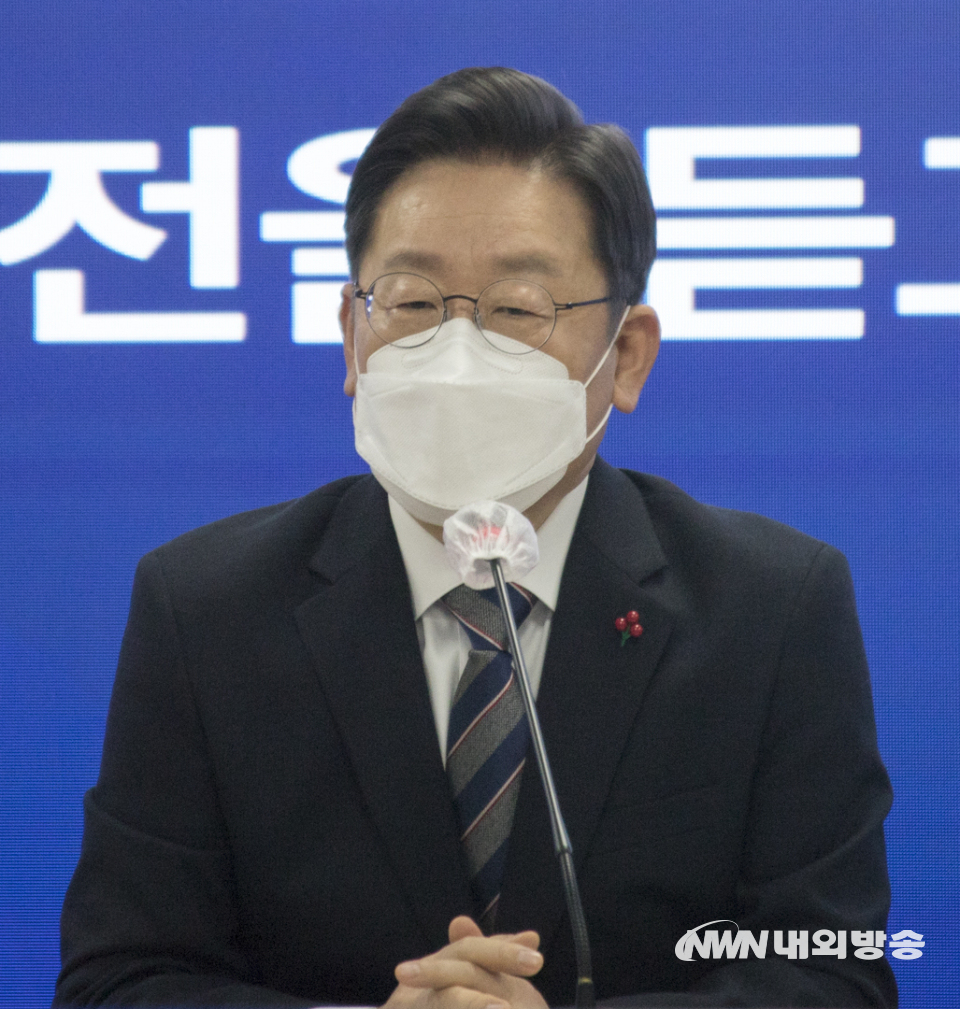 이재명 더불어민주당 대통령 후보. 2021.12.27. (사진=이상현 기자)