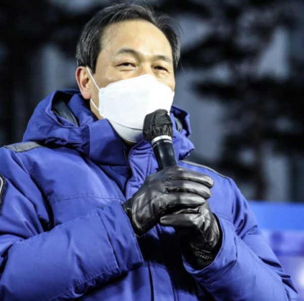 우상호 더불어민주당 선거대책위원회 총괄선거대책본부장.(사진=우상호 의원 페이스북)