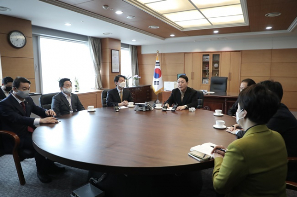 14일 윤석열 대통령 당선인은 민정수석실을 폐지하겠다고 밝혔다. (사진=국민의힘)