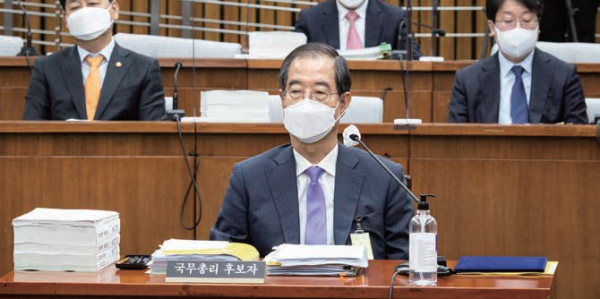 윤석열 정부의 첫 내각 후보자인 한덕수 국무총리 후보자의 인사청문회가 더불어민주당과 정의당의 보이콧으로 파행을 겪으면서 남은 국무위원 후보자들의 청문회 역시 ‘빨간불’이 켜졌다. (사진=국회사진기자단)