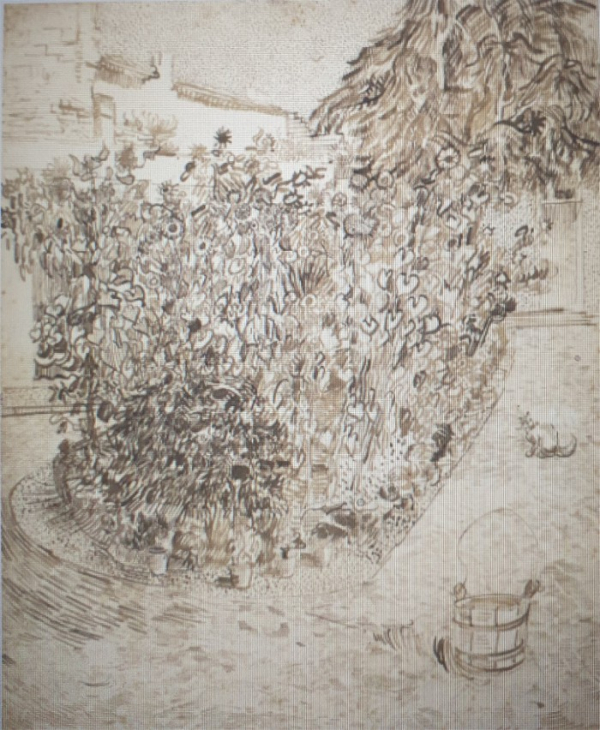 ▲ 목욕장의 정원 아를, 1888년 8월, 반 고흐 미술관