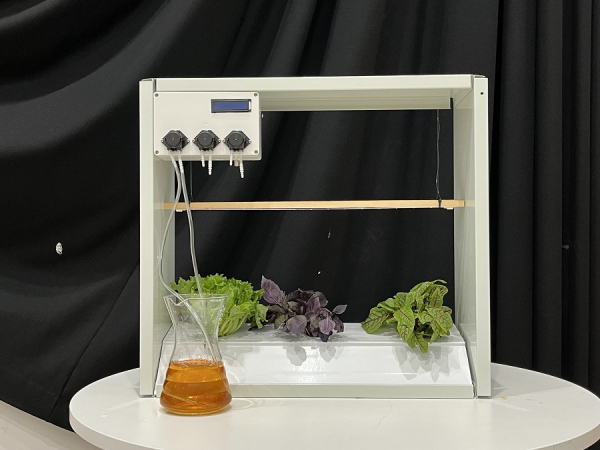 우주에서 소변으로 채소를 키울 수 있는 시스템.(사진=KAIST)