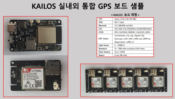 실내외 통합 GPS 보드 샘플.(사진=KAIST)