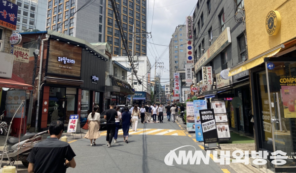 종로 5가 식당 밀집 구역.(사진=이소영 기자)