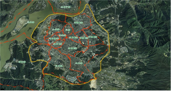 춘천시 열지도.(사진=춘천시 제공)