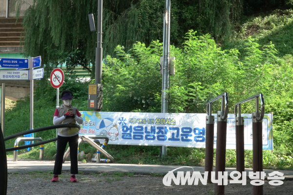 하남시 둘레길 쉼터 (사진=한정자 기자)