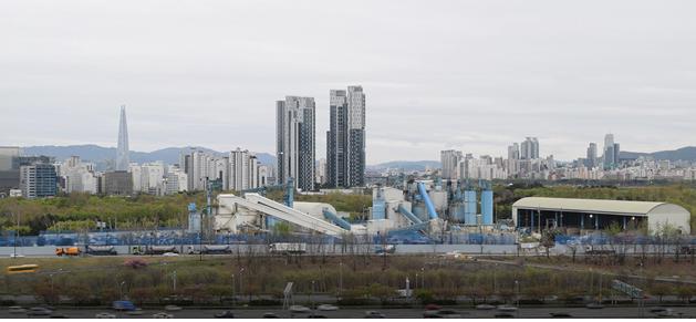 서울 성수동 삼표레미콘 철거 전 모습. (사진=서울시 제공)