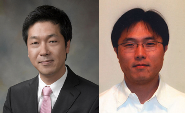 (왼쪽부터)곽상규 고려대 화학생명공학과 교수와 김세훈 KU-KIST 융합대학원 교수.(사진=UNIST)
