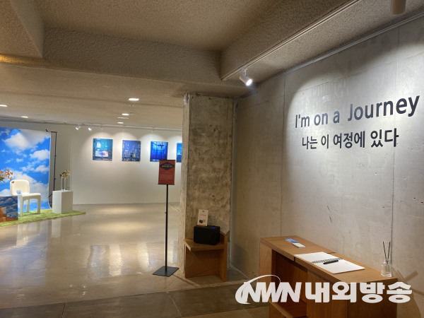 철민 개인전 'Journay' 전시회 내부 전경. 2022.10.11.(사진=박세정 기자)