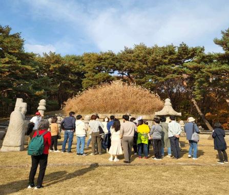 '2021년 건원릉 능침 특별개방'. (사진=문화재청)