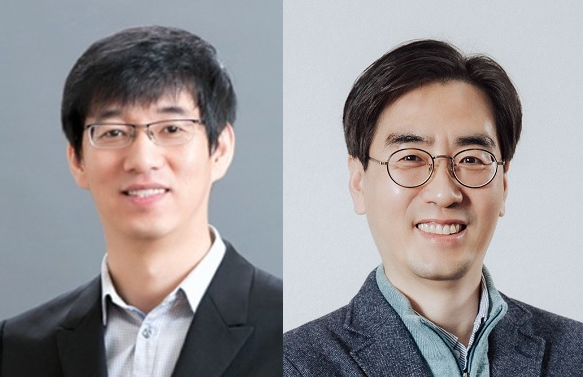 (왼쪽부터)신인식 KAIST 전산학부 교수와 명현 전기및전자공학부 교수.(사진=KAIST)