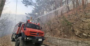 소방청이 산림화재 피해를 최소화하기 위해 험지펌프차 도입을 늘린다.(사진=소방청)