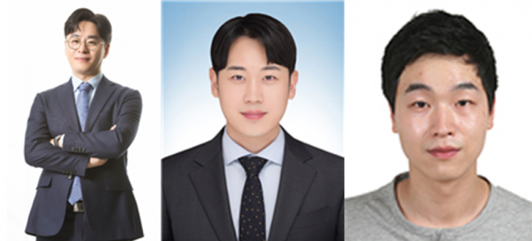 (왼쪽부터)전상훈 KAIST 전기및전자공학부 교수와 김태호, 김기욱 박사과정.(사진=KAIST)