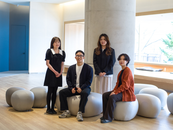 (왼쪽부터)천승현, 임동준, 김희양, 김아연 UNIST 탄소중립대학원 연구원.(사진=UNIST)