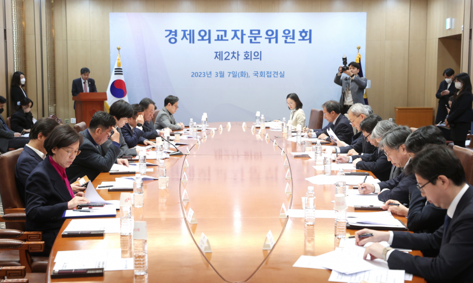 국회 경제외교자문위원회 회의(사진=국회사무처)