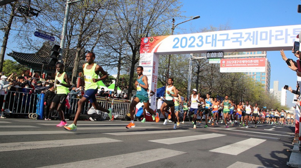 2023대구국제마라톤대회 엘리트 출발 (사진=대구시)