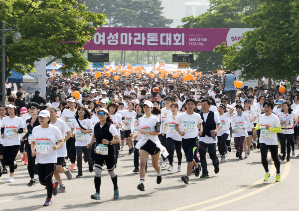 여성마라톤 대회 현장 (사진=서울시)