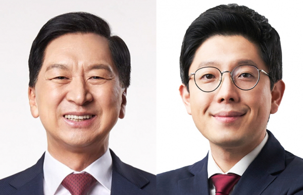 국민의힘 김기현 당대표(좌), 김병민 최고위원(우) (사진=페이스북)