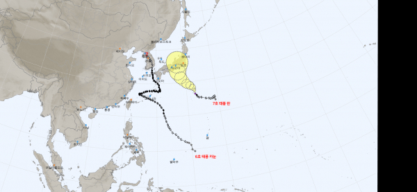 태풍 경로. (사진=기상청)