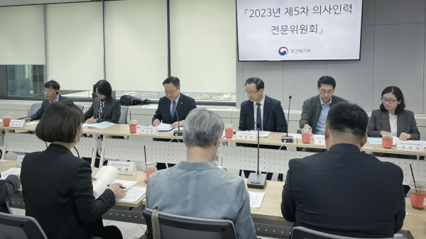17일 열린 의사인력 전문위원회. (사진=보건복지부)