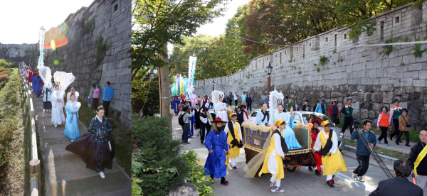 삼선동선녀축제 '선녀하강 퍼레이드'. (사진=성북구)