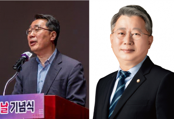 더불어민주당 윤영찬 의원(좌), 조응천 의원(우) (사진=페이스북, 의원실)