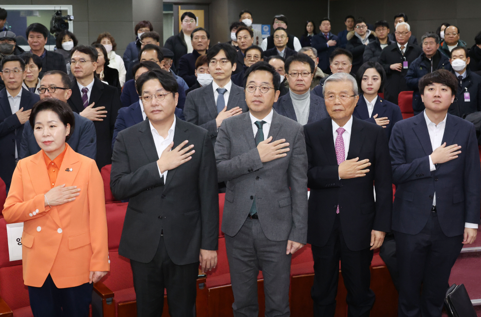 17일 진행된 '새로운선택' 창당대회(사진=연합뉴스)