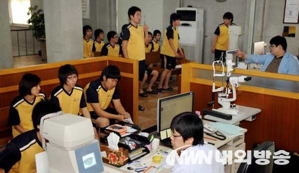 병무청 신체검사(사진=내외방송 DB)