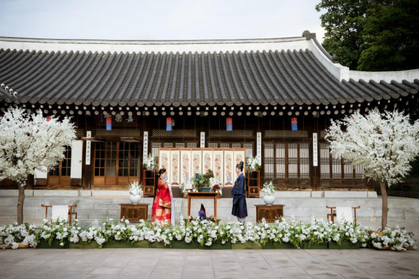 한국의집 전통혼례. (사진=문화재청)