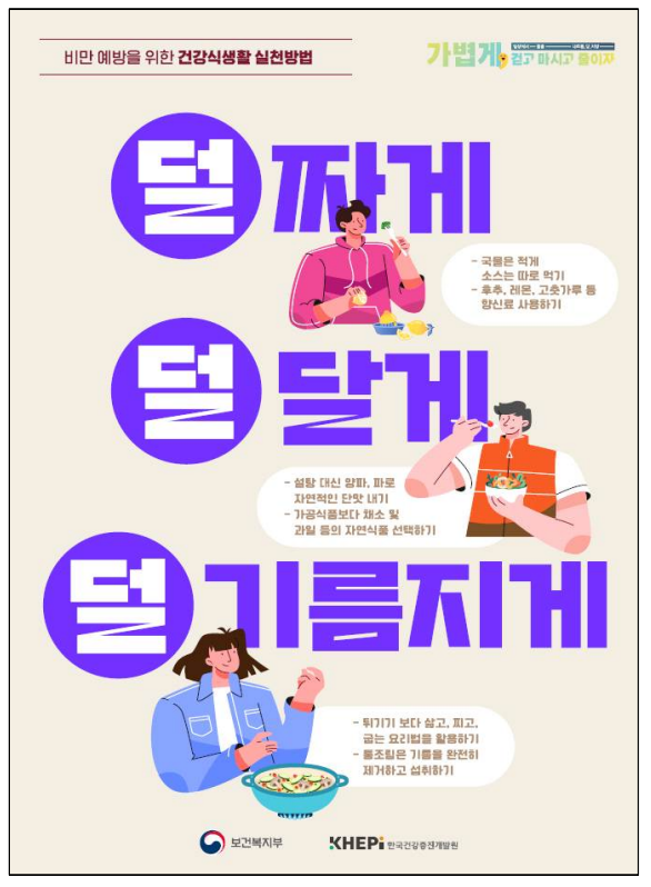 비만예방포스터(제공=보건복지부)