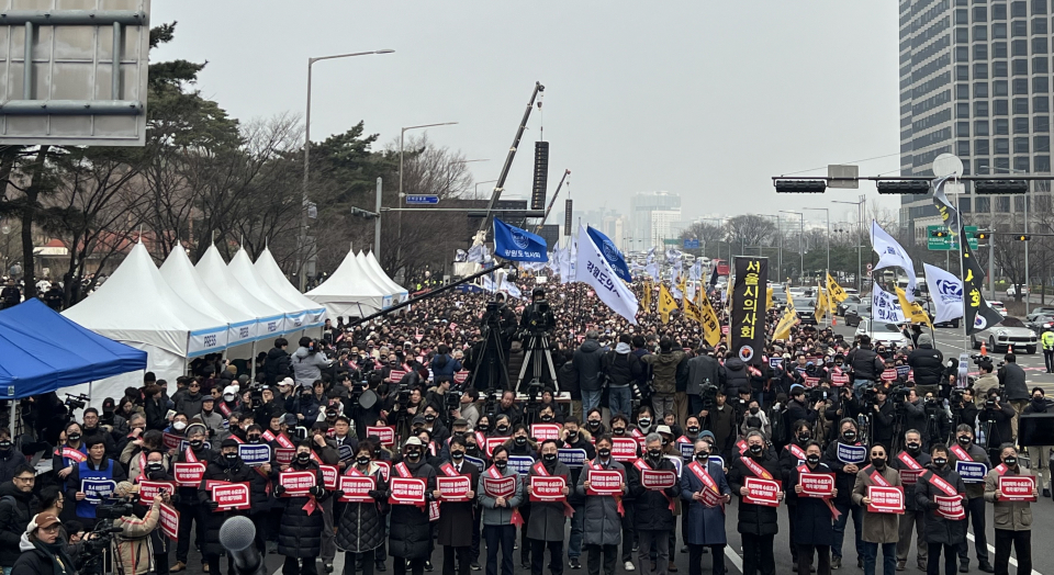 여의도를 가득 메운 의사들(사진=대한의사협회)